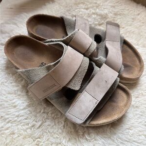 Birkenstock Uji Nubuck Suede Sandals 42